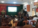 Th.S Nguyễn Hoài Nam – Cán bộ kỹ thuật Công ty TNHH Lâm nghiệp Quy Nhơn hướng dẫn tại lớp tập huấn