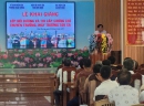 Ông Trần Văn Vinh, Phó Chủ tịch Hiệp hội Thủy sản phát biểu khai mạc khóa bồi dưỡng thuyền, máy trưởng. Ảnh: ĐP