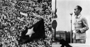 Ngày 2/9/1945, tại Quảng trường Ba Đình, Hà Nội, Chủ tịch Hồ Chí Minh đọc bản "Tuyên ngôn độc lập", khai sinh ra nước Việt Nam Dân chủ Cộng hòa. Ảnh tư liệu