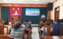 Ông Trần Văn Vinh, phó chủ tịch Hiệp hội Thủy sản Gia Lai phát biểu tại lễ khai giảng lớp bồi dưỡng, cấp chứng chỉ thuyền trưởng và máy trưởng tàu cá hạng II