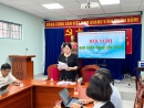 Bà Nguyễn Thị Thanh Bình - Chủ tịch Liên Hiệp Hội chủ trì Hội nghị tại phường Quy Nhơn