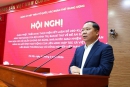 Phó Bí thư Đảng ủy MTTQ, các đoàn thể Trung ương Nguyễn Phi Long phát biểu tại Hội nghị. Ảnh: Trang thông tin điện tử Mặt trận Tổ quốc Việt Nam.