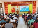 Ông Lê Anh Tuân - PCT Liên hiệp Hội phát biểu khai mạc buổi tập huấn tại phường Hoài Nhơn Tây