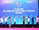 Nghi thức khai mạc Giải thưởng toàn quốc về Thông tin đối ngoại lần thứ XII trong buổi lễ phát động ngày 17-4 tại TP.HCM