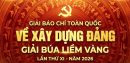 Tích cực hưởng ứng Giải Búa liềm vàng năm 2026 lần thứ XI - năm 2026