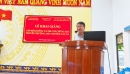 Ông Nguyễn Hữu Hào, chủ tịch Hiệp Hội Thủy sản phát biểu tại buổi khai giảng lớp bồi dưỡng. Ảnh: Ái Trinh