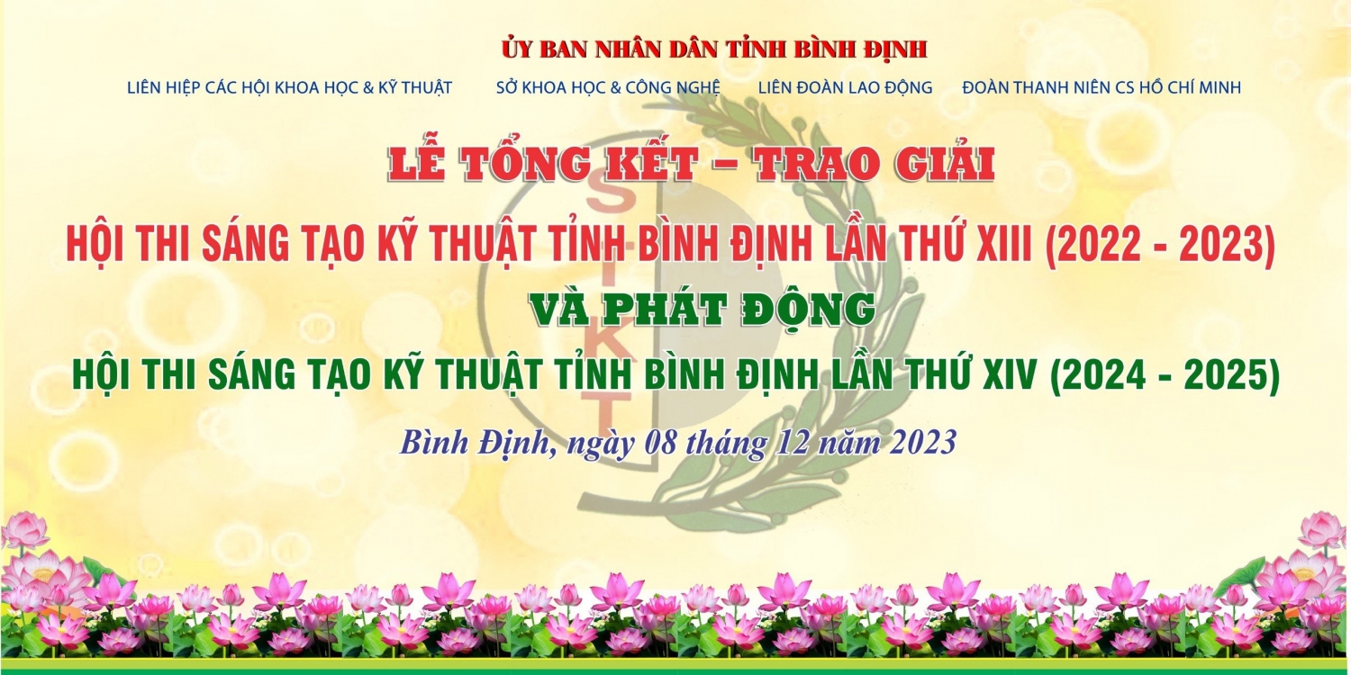Ghi nhận từ Hội thi Sáng tạo Kỹ thuật tỉnh Bình Định lần thứ XIII (2022-2023)