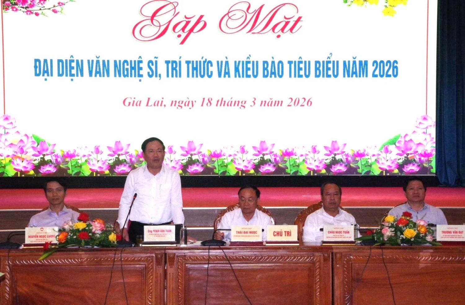 Liên hiệp Hội Gia Lai giới thiệu 59 đại biểu tham dự Gặp mặt đại diện văn nghệ sĩ, trí thức và kiều bào tiêu biểu năm 2026