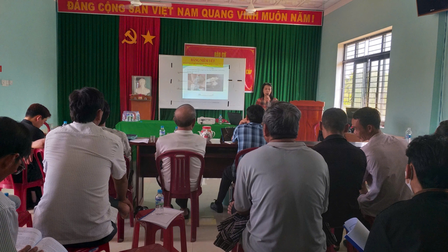 Quang cảnh lớp tập huấn. Ảnh: Ái Trinh