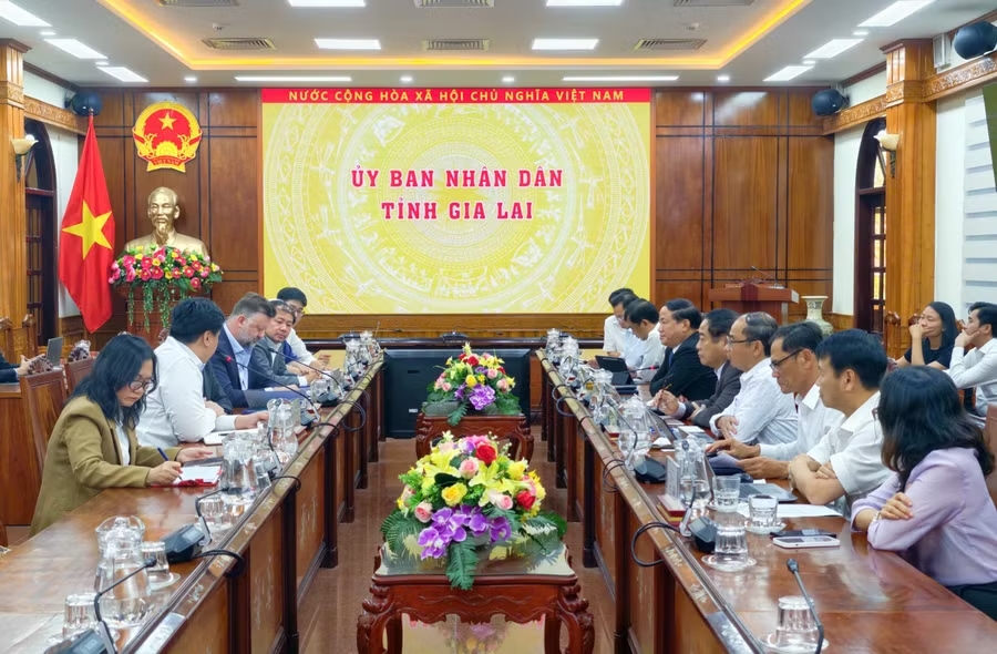 Quang cảnh buổi làm việc. Ảnh: Dũng Nhân